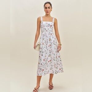 Reformation Everett Linen Dress